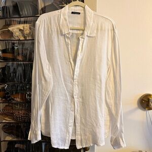 Italian linen button down shirt